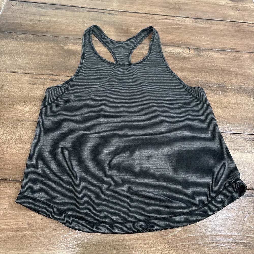 Lululemon Striped Long Tank S No Tag